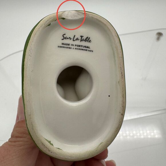 Bordallo Pinheiro For Sur La Table Egg Cup Cracked Eggshell with Chick Portugal - Picture 7 of 8